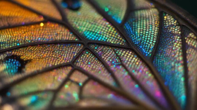 Macro Butterfly Wing Texture