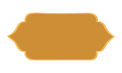 Golden Decorative Shape: A beautiful golden decorative shape. This elegant shape is perfect for a variety of creative projects, invitations, and design elements.