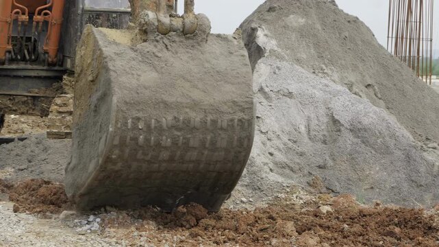 Digging Deep - The Power of a JCB Crane in Action