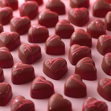 heart shaped candies