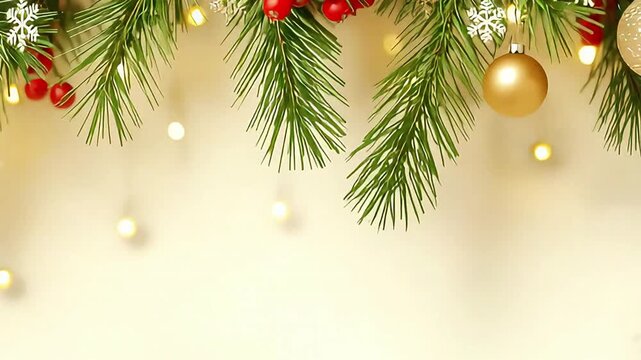 christmas tree in the snow