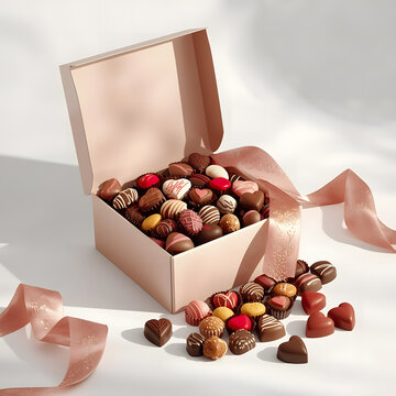 box with chocolate