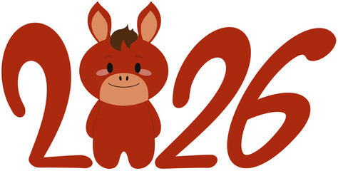 동물말새해신년2026붉은말십이지신진사오미(기본텍스트숫자) (2)