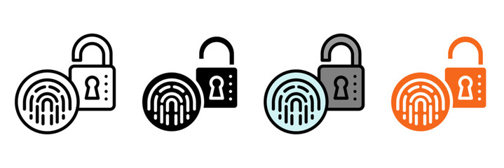 Icon Set Multiple Style Collection. Shield, Lock, Firewall, Safe, Badge, Guard, Fortress, Armor, Umbrella, Hand, Eye, Fingerprint, Lockbox, Vault, Safety Vest, Security Camera, Barrier, Medical Shield