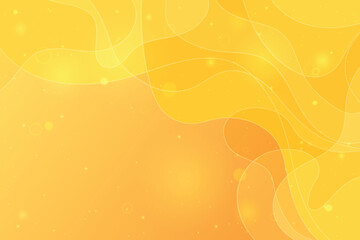 Yellow Abstract Wave background with Space fot Text. Soft yellow banner with gradient waves and subtle light effects for presentations, poster, ads, social media graphics. 