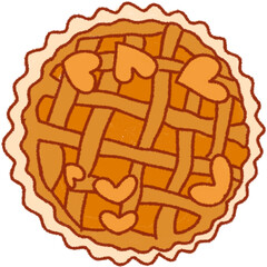 heart pie valentine 