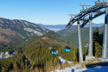 Jasna Chopok - widoki na stoki Tatry Niżne © rob