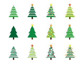 いろいろクリスマスツリーセット7