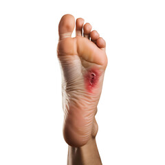 Sole of Foot with Transparent Background