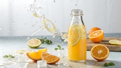 Fototapeta premium fresh orange juice