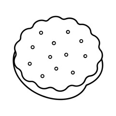 biscuit vector clip art for web and graphic design