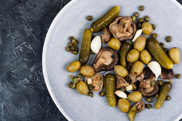 Preserved salty vegetable.