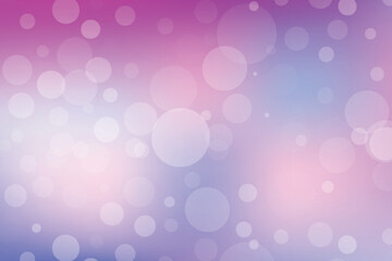 Soft bokeh lights background with pink and purple gradient abstract defocused circles for festive celebration or dreamy design EPS vector © Absarul