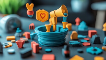 Inbound marketing strategy with 3D marketing funnel