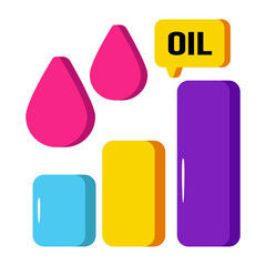 An icon design of industry analysis 