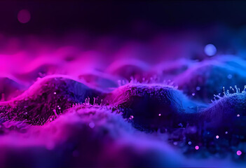 AI Neural Lightscape Background