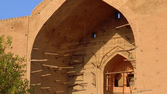 22 October 2025, Mausoleum of Khoja Ahmed Yasawi, Turkestan City, Kazakhstan