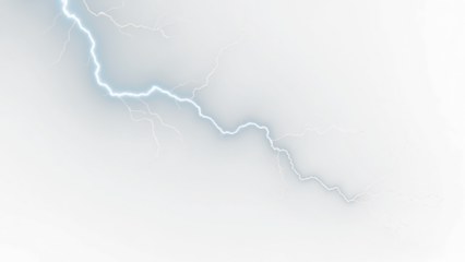 White lightining bolt, Lightning, electric lightning bolt strike, lightning bolt strike isolated on white background