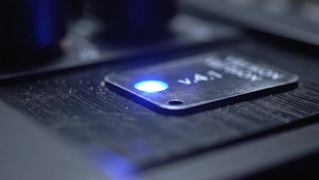Laser Engraving Metal Tag with Precision Technology.