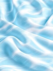 Soft Light Blue Satin Fabric Background for Fashion and Design