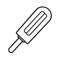 vector clip art popsicle on white background for web and graphic design