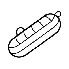 vector clip art sledding tube for web and graphic design