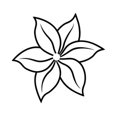 vector clip art tropical flower for web and graphic design