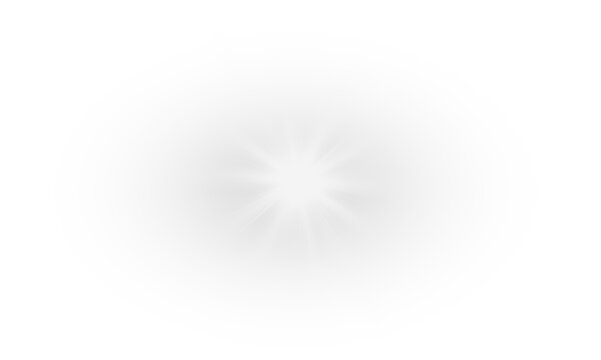 White light effect with sunburst, glare, and bright star.