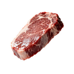 Fototapeta premium [Transparent Background PNG]Fresh raw beef steak ready for cooking and grilling