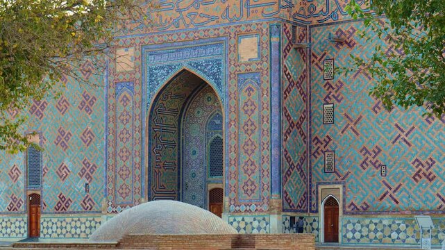 22 October 2025, Mausoleum of Khoja Ahmed Yasawi, Turkestan City, Kazakhstan