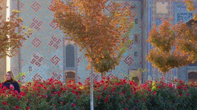 22 October 2025, Mausoleum of Khoja Ahmed Yasawi, Turkestan City, Kazakhstan