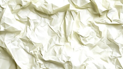 Elegant White Crumpled Designer Paper Background for Modern and Minimalist Artistic Presentations