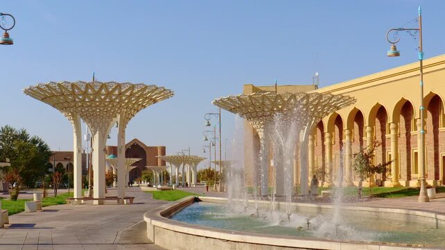 22 October 2025, Mausoleum of Khoja Ahmed Yasawi, Turkestan City, Kazakhstan