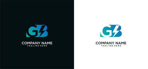 Business corporate letter BG logo design vector.BG logo vector template. Letter BG logo for technology