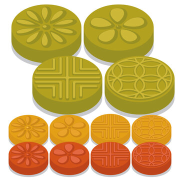 Dasik traditional Korean snack food.