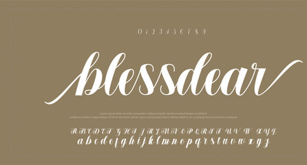 A bold yet elegant handwritten font that captures a realistic signature style, great for personal logos and stationery. 