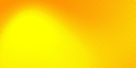 orange halftone background design. abstract orange and yellow dot background.