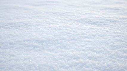 Obraz premium Close-up Texture of Fresh Fluffy Snow in Bright Sunlight