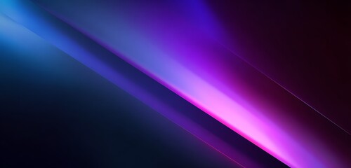 Fototapeta premium Modern digital background featuring a vibrant diagonal light pattern in blue and purple tones.