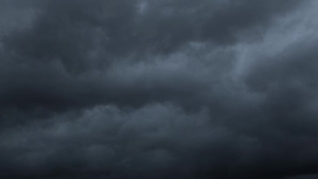 Filming of a sky of totally dark movie