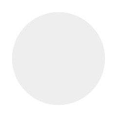 Blank white circle sticker mockup. Adhesive label template