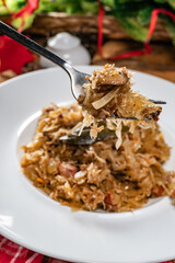 Bigos - traditional Polish food.