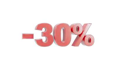 30 Percent Off Sale - Discount Concept