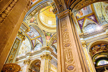 Savona, Italy; July 20, 2025: Interior of the Cathedral of Savona, also known as the Cathedral of Our Lady of the Assumption