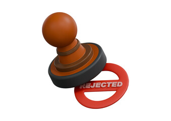 Rejected pacifier with a game controller joystick