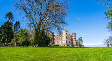 Lulworth, Dorset, England, UK: Wareham Castle  medieval Lulworth castle on the Jurassic coast © PhotoFires