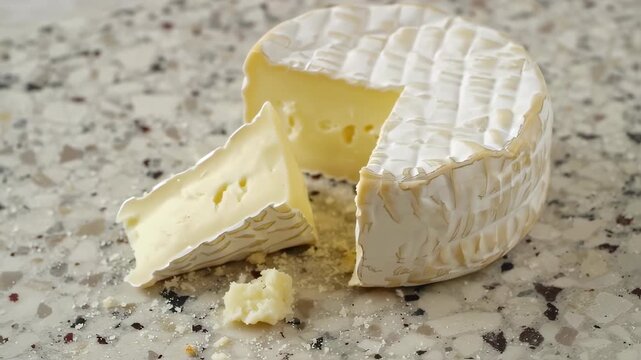 Crumbly Sheep Milk Cheese Top Down