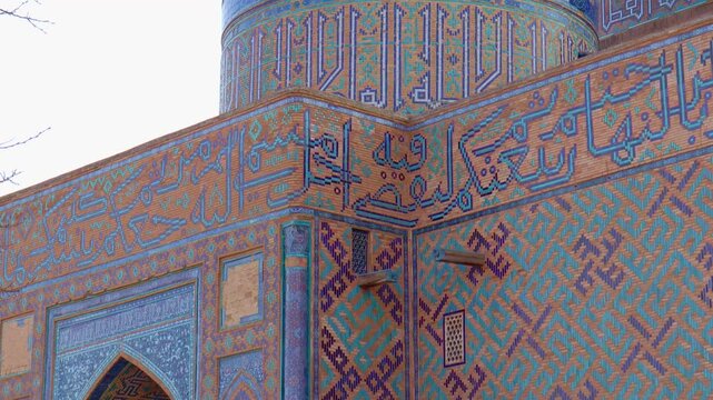 22 October 2025, Mausoleum of Khoja Ahmed Yasawi, Turkestan City, Kazakhstan