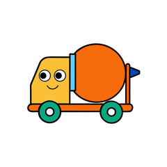 toy truck with trailer