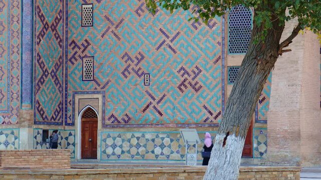 22 October 2025, Mausoleum of Khoja Ahmed Yasawi, Turkestan City, Kazakhstan